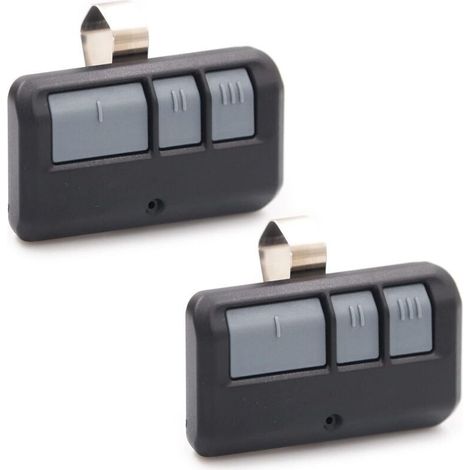 Télécommande Pour Porte De Garage - Compatible Chamberlain Liftmaster Craftsman - Portée 36 M - Contrôle Jusqu'à 3 Portes - 1 Pièce