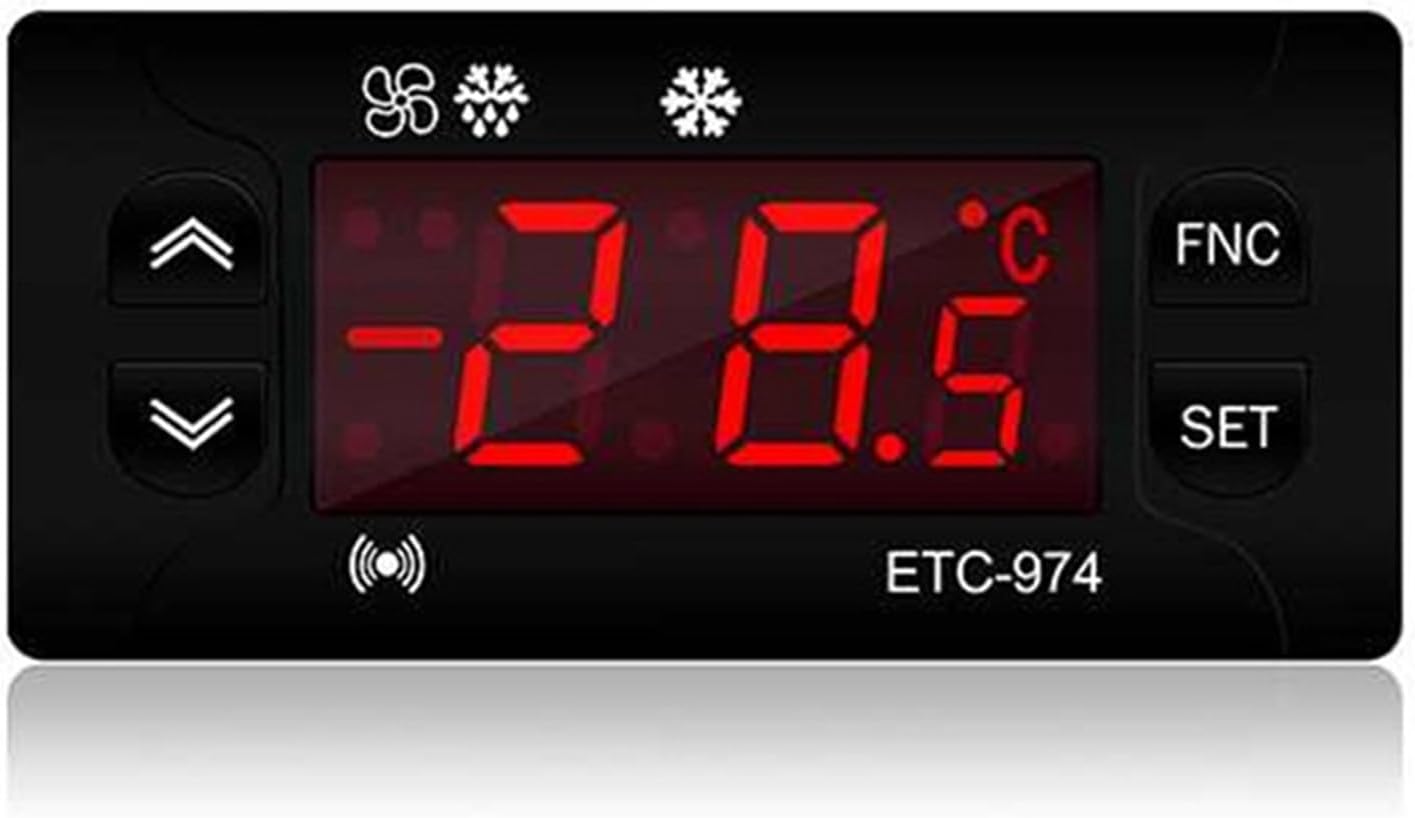 Etc-974 Mini-kühlschrank-temperaturregler, Thermostat, Thermoelement, Doppelsensor
