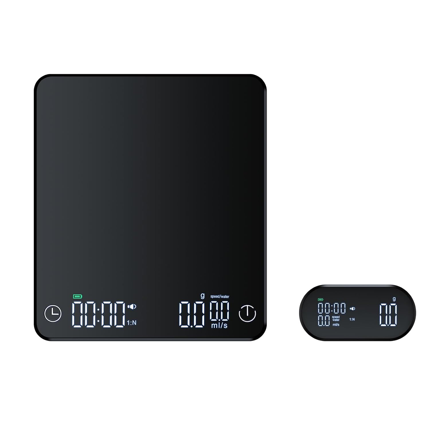 Kabellose Kaffeewaage, Multifunktionale Küchenwaage 5 Kg/0,1 G, Elektronische Espressowaage Mit Usb-ladefunktion, Zeiterfassung In Gramm