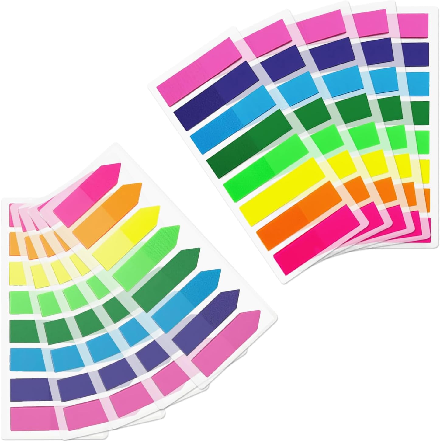 Packung Mit 1500 Selbstklebenden Lesezeichen, Registerkarten, Post-it®-lesezeichen, Haftnotizen, Wiederablösbaren Haftnotizen (8 Farben)
