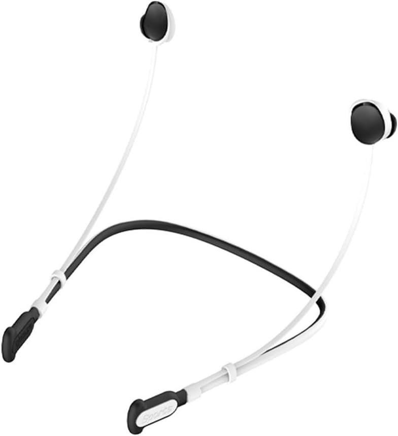 Stilvolles Silikonkabel Für Bose-kopfhörer Für Geräuschlosen Tragekomfort – Sichere Halterung Für Kabellose Kopfhörer Beim Training – Orange (schwarz Und Weiß)