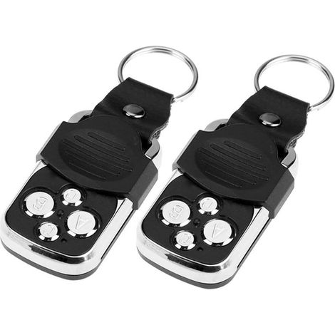 Télécommande De Porte En Double [2 Pièces], 4 Boutons Pour Contrôler Jusqu'à 4 Portes