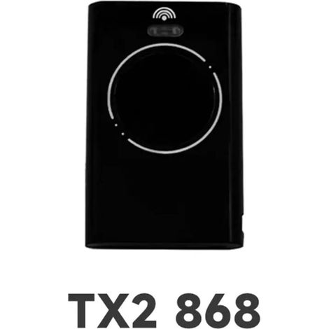 Télécommande Garage Xt2 Xt4 Slh Lr Faac 433/868 Mhz – 1 Pièce, Noir