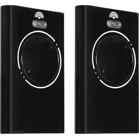 Télécommande De Porte De Garage 2 Pièces 868 Mhz, Télécommande De Porte À 2 Canaux Compatible Avec Xt4 868 Slh Lr, Xt4 868 Slh, Xt2 868 Slh Lr, Xt2 868 Slh (noir)