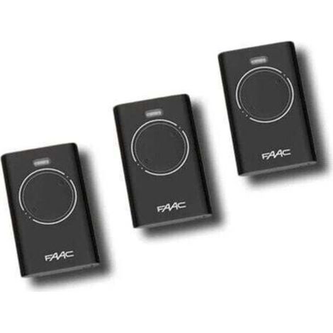 Télécommande 2 Canaux 868 Mhz - Hopping Code Avec Auto-apprentissage - Pour Portails Motorisés - Lot De 3