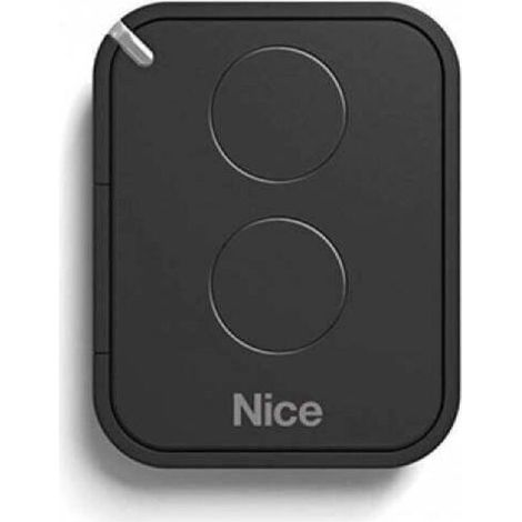 Télécommande Radio 2 Canaux - 433,92 Mhz - Pour Motorisation Portail Et Porte De Garage - Dimensions 45 X 56 X 11 Mm - Alimentation Cr2032
