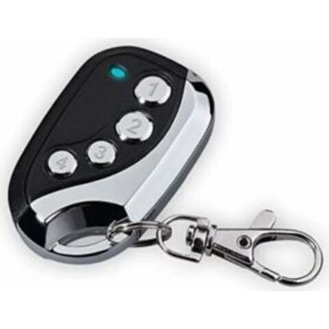 Télécommande Universelle Copieuse - 433.92 Mhz - Pour Portail Garage Alarme Volet - 4 Boutons - 1 Pièce