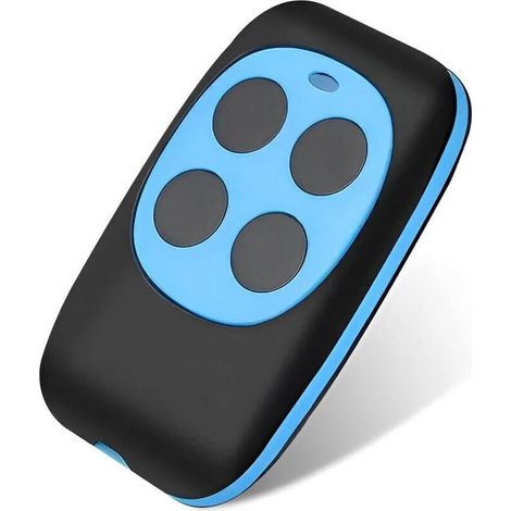 Télécommande Universelle - 4 Boutons - 433.92 Mhz - Pour Porte De Garage Et Portail - Dimensions 6.5 X 3.5 X 1.8 Cm