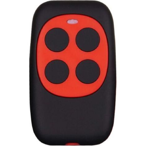 Télécommande Universelle Pour Porte De Garage - 4 Boutons - Fréquence 433,92 Mhz - Compatible Avec La Plupart Des Marques - Dimensions 60 X 36 X 12 Mm