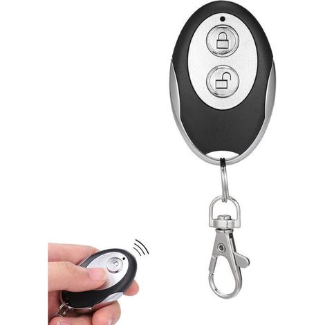 Telecommande Universelle Portail - 2 Boutons - 433,92 Mhz - Pour Porte De Garage Et Porte Electrique - Dimensions 75 X 35 X 15 Mm