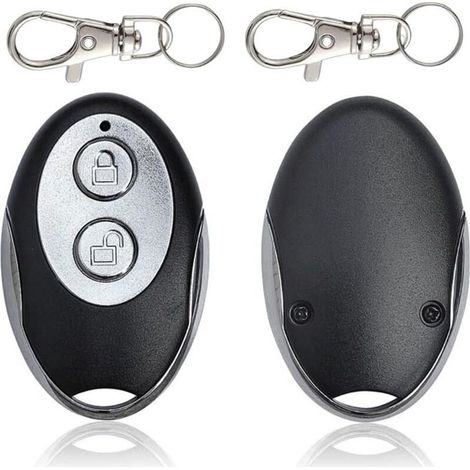 Telecommande Universelle Portail Telecommande Portail Telecommande Porte De Garage Télécommandes Duplicatrices À Code Fixe 433,92 Mhz 2 Canaux 2pcs