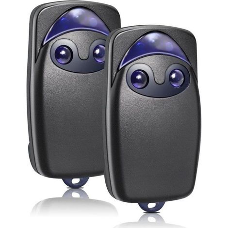 Telecommande Portail - 433,92 Mhz - 2 Canaux - Compatible Flo2r-s - 2 Pièces