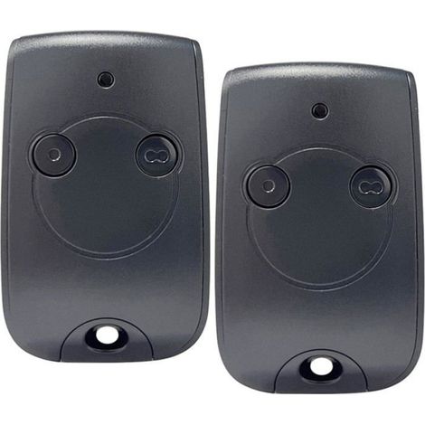 Télécommande De Garage Som-1841026, 2 Canaux 433,42 Mhz, Compatible Rts, Lot De 3