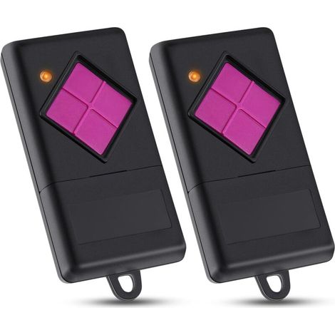 Telecommande Portail - 433,92 Mhz - Compatible Dickert Tormatic Mahs433-01 Mahs433-04 S10-433a1l00 S5-433a2l00 - Interrupteur Dip 10 Voies - 2 Unites