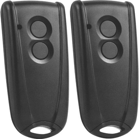 Télécommande De Porte De Garage Ecosrsc433 433 Mhz, Compatible Avec Les Modèles À Code Tournant 433 Mhz (lot De 2), Remplaçant La Télécommande Ecostar Ags Rcs433.