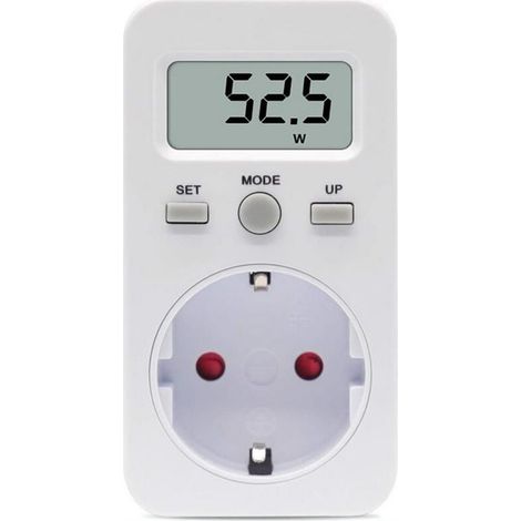 Stromverbrauchszähler, Steckdosenzähler, Energiekostenzähler, Stromzähler, Steckdose Mit Digitalanzeige, Lcd-bildschirm, Strom