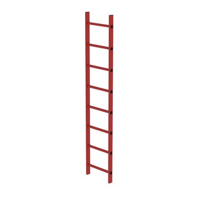 Schachtleiter 8Sp, B innen 400 außen 450mm, L 2240mm