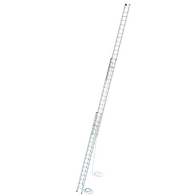 Seilzugleiter Aluminium, 3x18 Sprossen, L ausgef. 5300mm, L eingef. 12500mm
