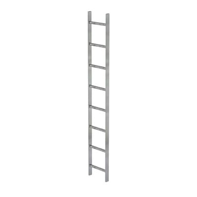Schachtleiter feuerverzinkt 8Sp, B innen 300 außen 340mm, L 2240mm