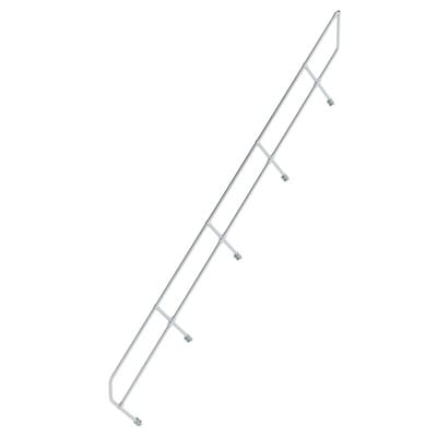 Handlauf Aluminium für Treppe 45° Stufenanzahl 18