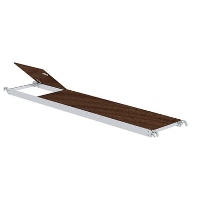Plattform 3000mm Durchstiegsklappe, Aluminium-Rahmen 25,3 kg