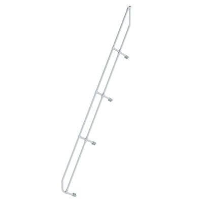 Handlauf Aluminium für Treppe 60° Stufenanzahl 15