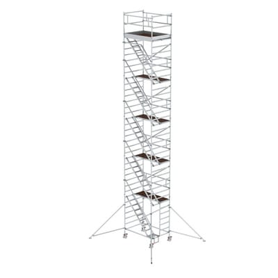 Fahrgerüst Arbeitshöhe 12400mm Plattform 1350 x 1800mm