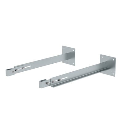 Wandhalter, Abst. 100mm, Abst. 800-900mm, Verstellb. 800-900mm Stahl verzinkt