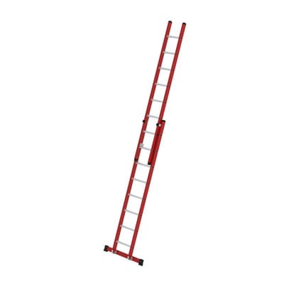 Seilzugleiter GFK, 2x8 Sprossen, L ausgefahren 2450mm, L eingefahren 4200mm