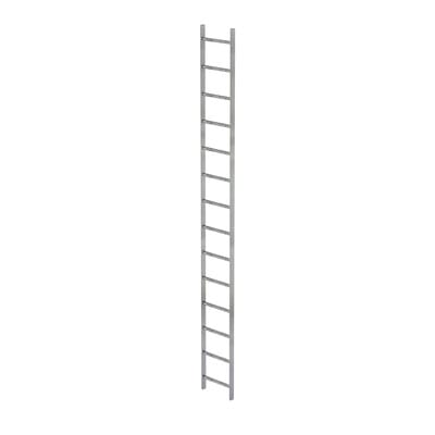 Schachtleiter feuerverzinkt 14Sp, B innen 400 außen 440mm, L 3920mm
