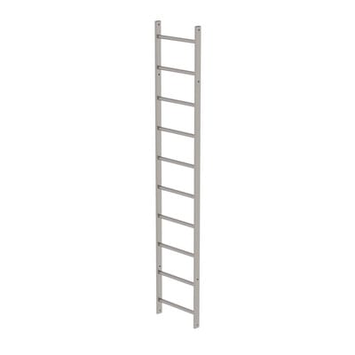 Leiternteil, 10 Spr., L 2800mm, B 520mm, Edelstahl