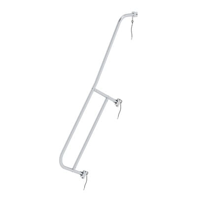 Handlauf steckbar für Podesttreppe 50103-51208 links, 7-8 Stufen