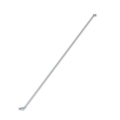 Handlauf Fahrgerüst pa GrL 2450mm Aluminium-Rohr abgewinkelt