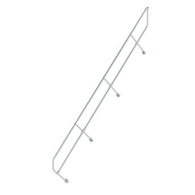 Handlauf Aluminium für Treppe 45° Stufenanzahl 15