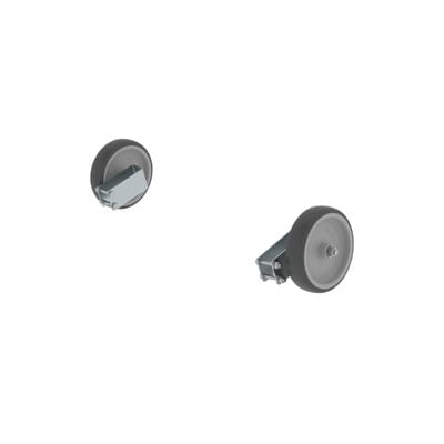 Hubrolle für Stufen-Stehleitern ø125mm KF/Gummi verschraubt, 2 Stück