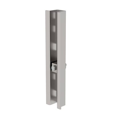 Schienensperre starr (unten) Edelstahl V4A (1.4571)