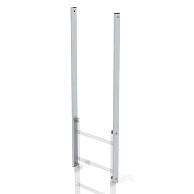 Ausstiegsholm Steigleiter einseitig, Aluminium eloxiert, Nutzl. 1200mm
