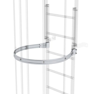 Rückenschutzbügel für Steigleiter ø700mm ALU blank
