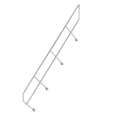 Handlauf Aluminium für Treppe 45° Stufenanzahl 11