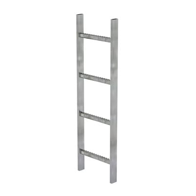 Schachtleiter feuerverzinkt 4Sp, B innen 300 außen 340mm, L 1120mm