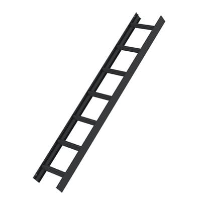 Dachleiter 7 Sprossen, Aluminium, B 330mm, L 1960mm, anthrazitgrau