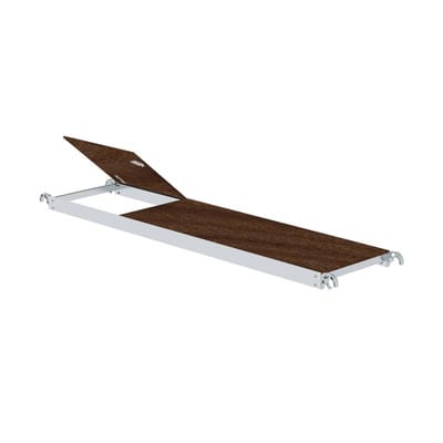 Plattform 2450mm Durchstiegsklappe, Aluminium-Rahmen 20,5 kg