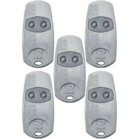 Télécommandes Universelles Top432ee - Lot De 5 Unités, Fréquence 433,92 Mhz Pour Portails Et Garages