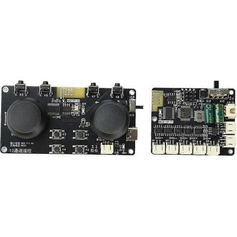 Module De Télécommande 2,4 Ghz 12 Canaux Avec Chargement Usb-c Pour Projets Diy, Carte Réceptrice Sans Fil, Contrôleur De Moteur