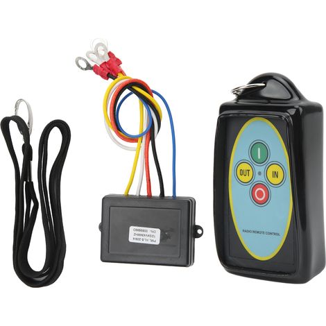 Télécommande Sans Fil Pour Treuil 12v 24v 75ft Portée Longue 434mhz Kit Compatible Treuils Tuff Stuff