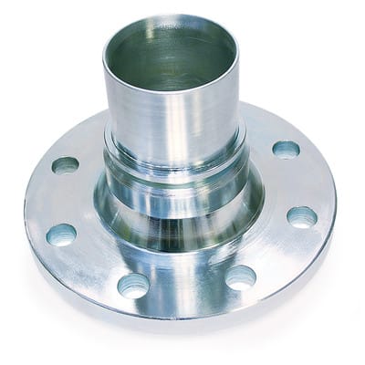 Festflansch, Stutzen glatt für Schaleneinband, Edelstahl, PN 16, DN 100, SLW 102