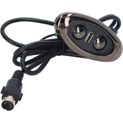 Interrupteur Motorisé À 5 Broches Pour Fauteuil Inclinable Avec Rétroéclairage Led Et Port De Chargement Usb Unique, Compatible Avec Les Fauteuils Réglables En Hauteur.