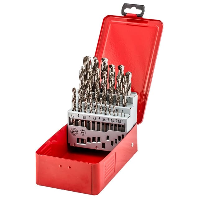 Spiralbohrer-Set D-Set HSS-G 1-13 mm