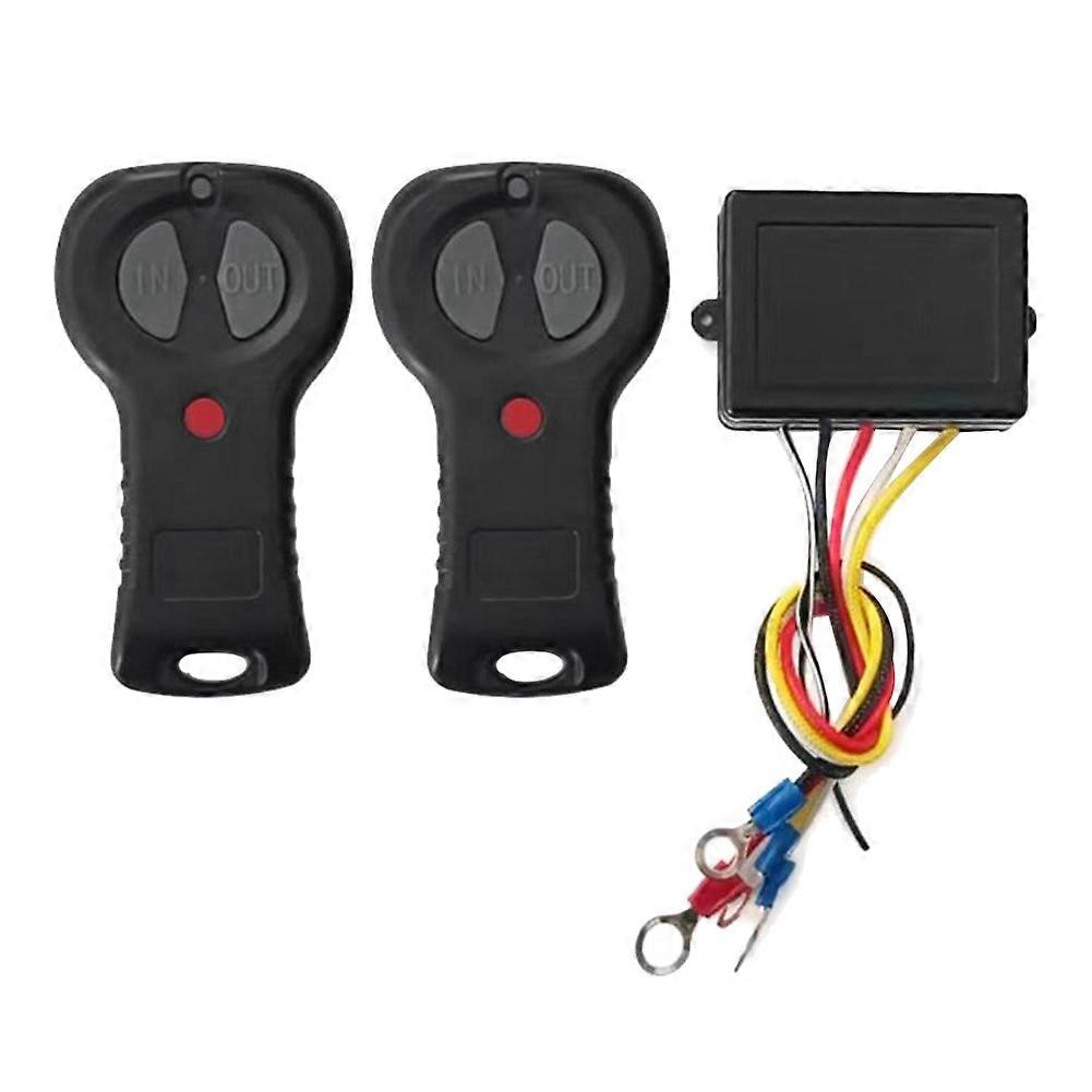 Universelles 12v-funkfernbedienungsset Für Elektrische Seilwinden, Inklusive Schalter, Controller Und Zubehör Für Pkw, Quad Und Lkw.