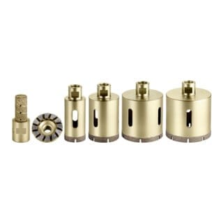 Fliesen-Diamantbohrkronen-Set M14, 6-teilig